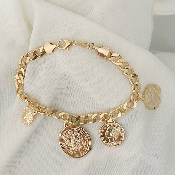 Coin Charm Bracelet - Picture 10 of 10